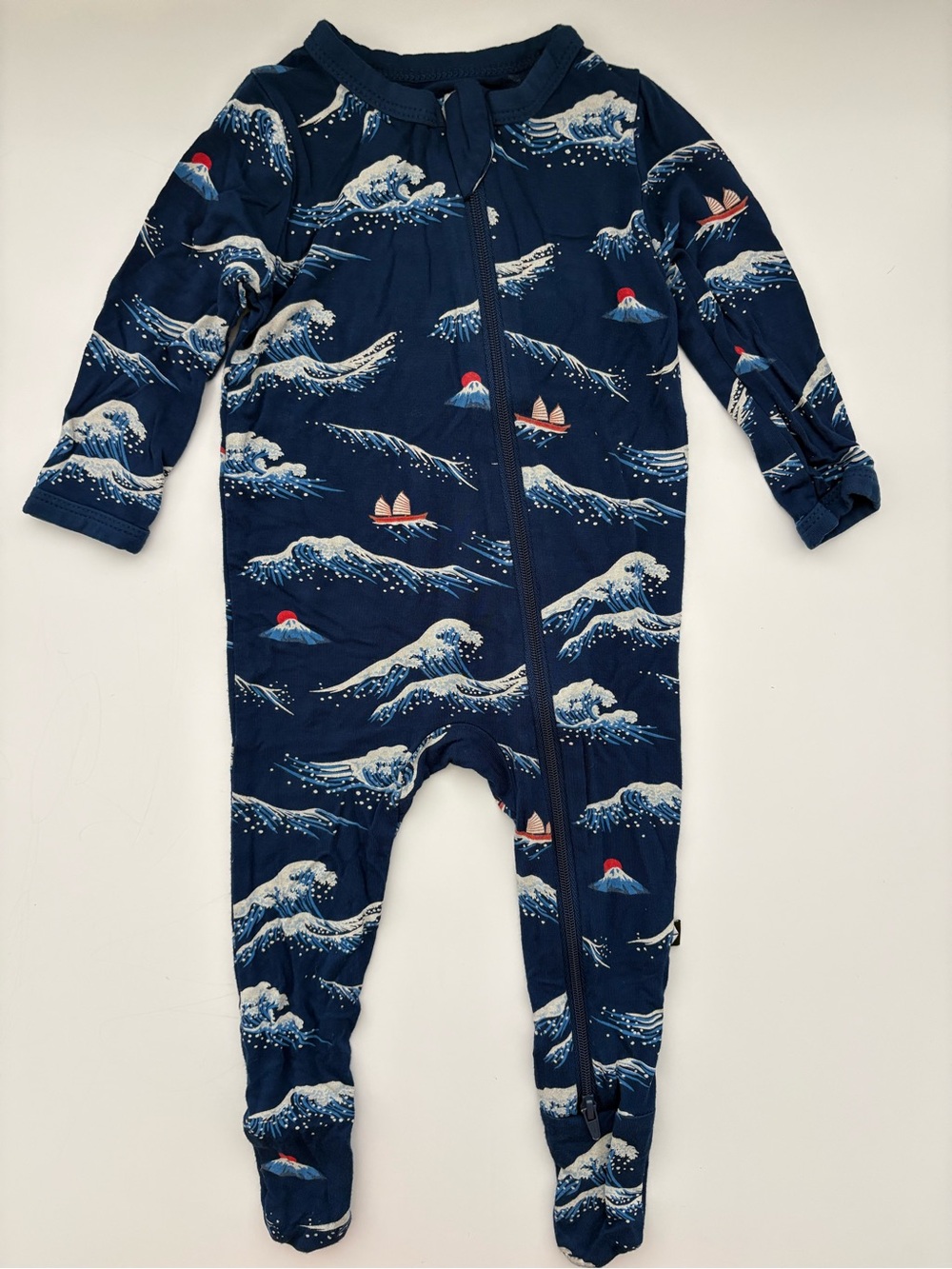 Kyte Zippered Footie 3-6M